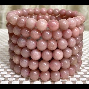 Pink Opal Healing Crystal Bracelet